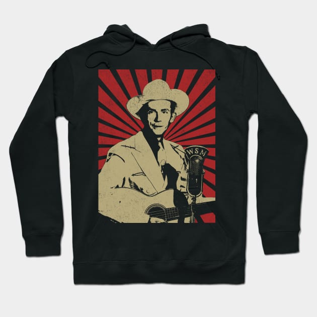 Graphic Hank Design Vintage Style Hoodie by Portrait Of A Dark God